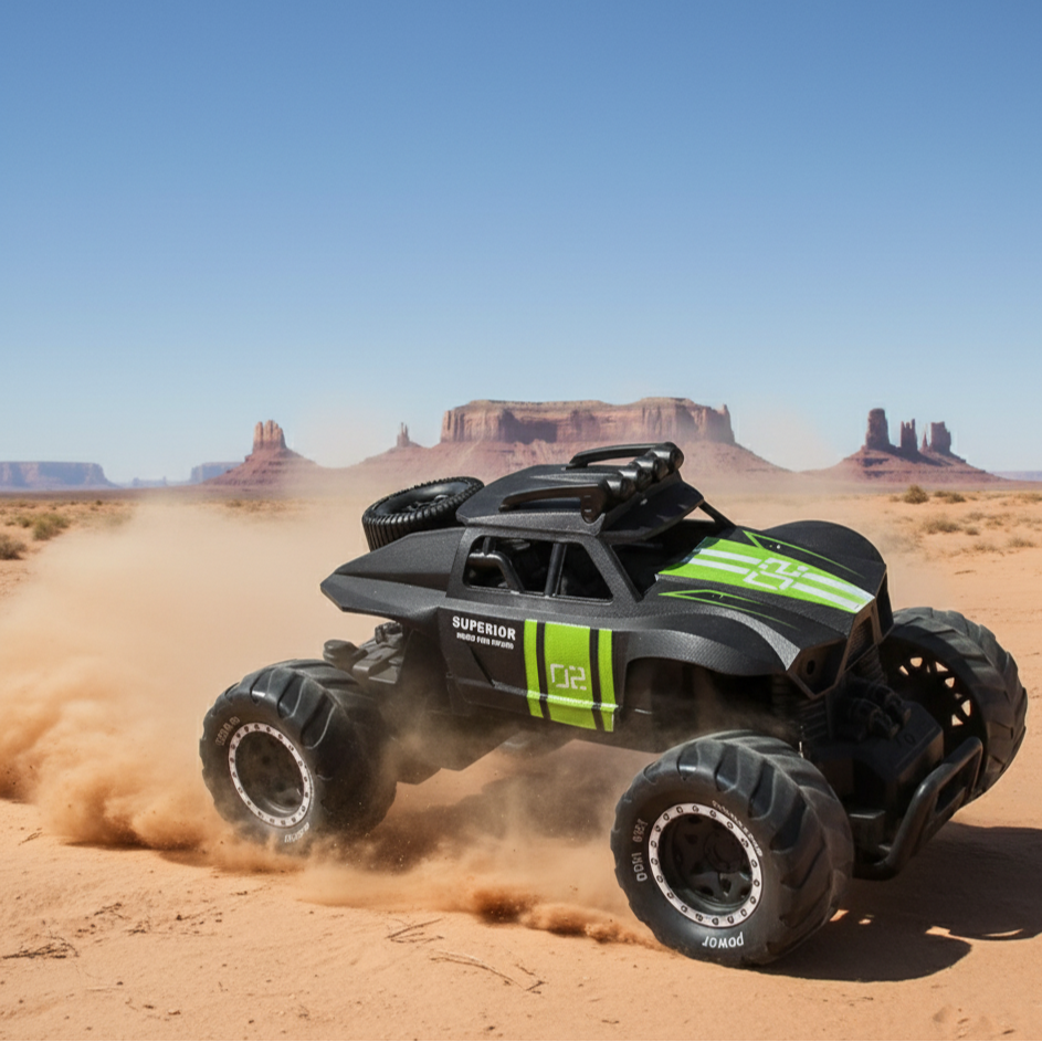 Best RC Car by RC hub running in the desert